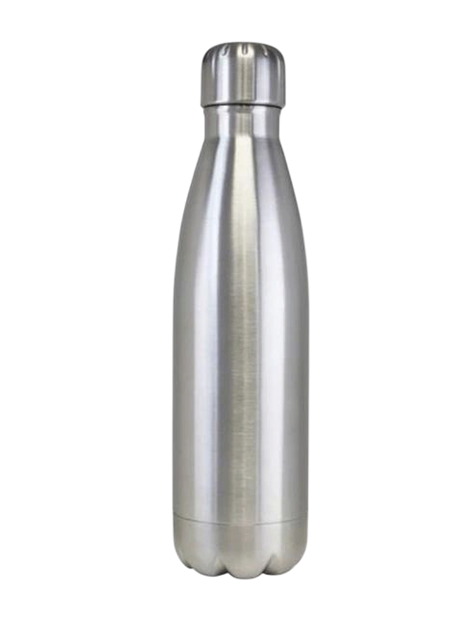 BOTELLA DE ALUMINIO PLATA